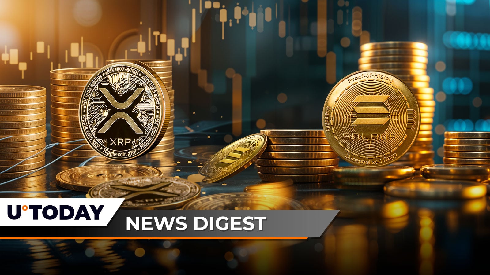 XRP Urgent Alert Issued, Critical SHIB Price Level Revealed to Bulls, Solana Volume Rockets 40% Amid Golden Cross Setup — Crypto News Digest – U.Today